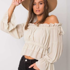 Beige blouse Adelle OCH BELLA