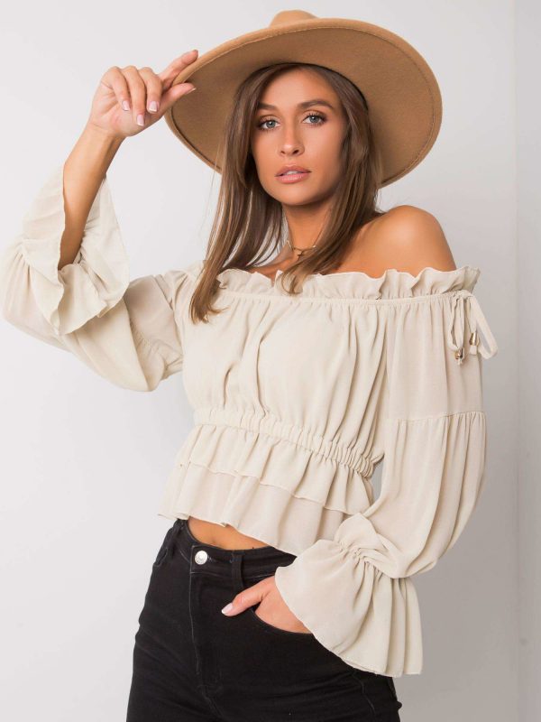 Beige blouse Adelle OCH BELLA