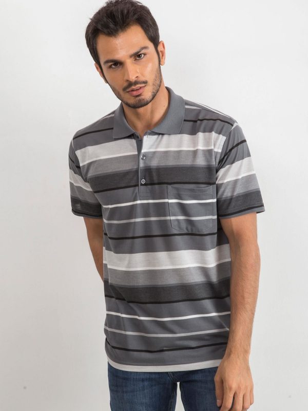 Grey Men's Whichever Polo Shirt