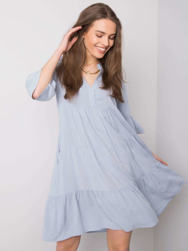 Light blue casual dress Izzy SUBLEVEL