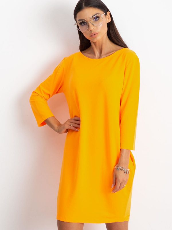 Fluo orange dress Distinguished