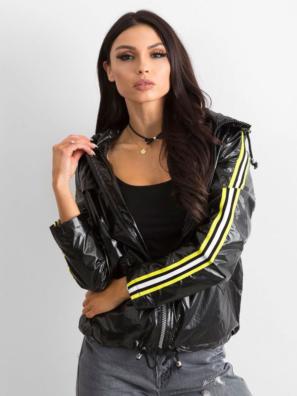 Black Hooded Jacket