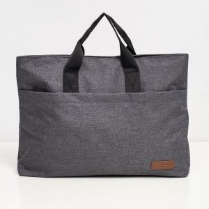 Grey Large Laptop Bag