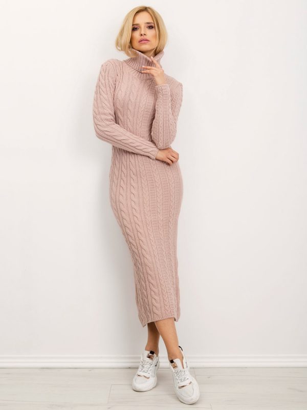 BSL Dirty Pink Knitted Dress