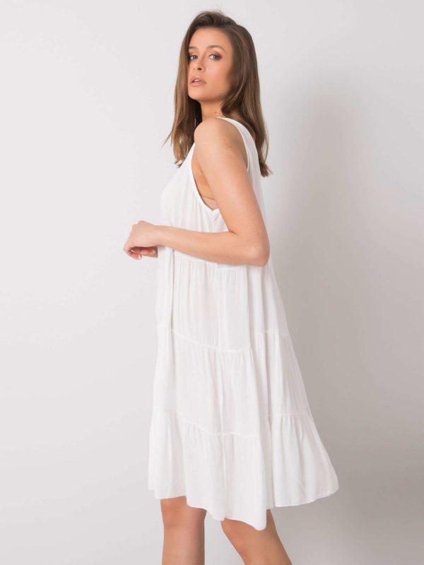 Bridgette OCH BELLA White Ruffle Dress