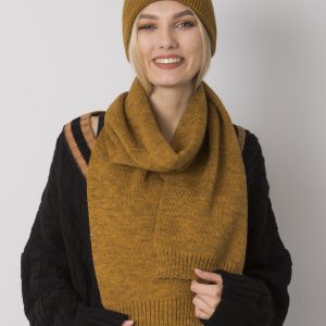 Mustard knitted set for winter RUE PARIS