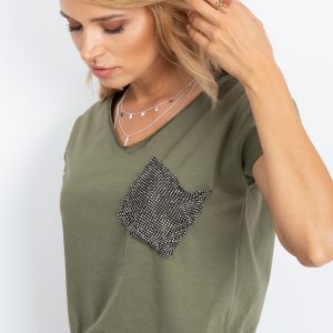 Khaki T-shirt Shelly