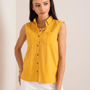 Dark yellow blouse Sunny RUE PARIS