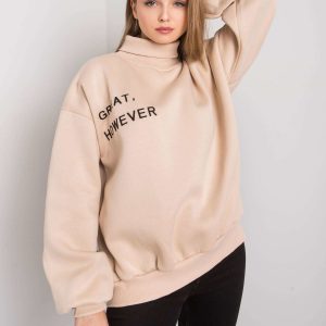 Kelly beige oversized sweatshirt