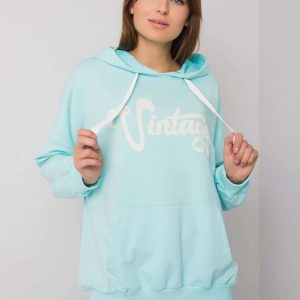 Anahita light blue kangaroo sweatshirt