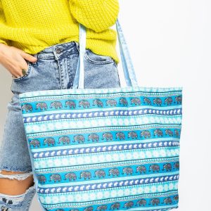 Blue Shopper Bag