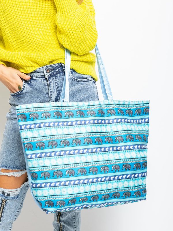 Blue Shopper Bag