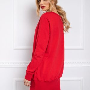 BY O LA LA Red women's tunic