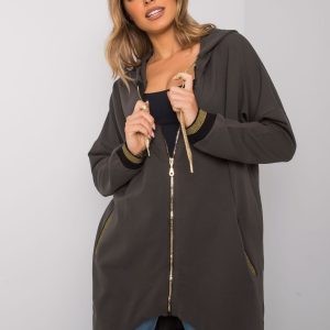 Dark khaki sweatshirt Alissa