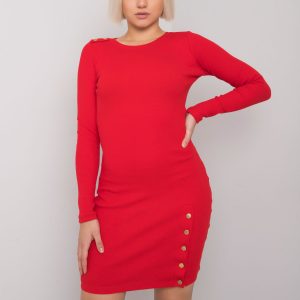 Red fitted dress Aneeka RUE PARIS