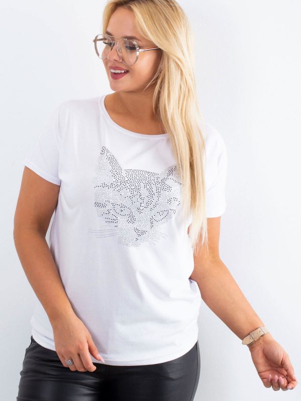 White T-shirt Moment PLUS SIZE