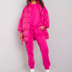 Fuchsia three-piece set with Minneola vest