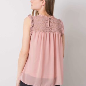 Aileen dirty pink formal blouse