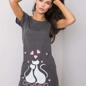 Graphite Cotton Nightgown