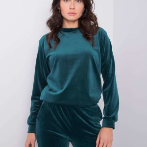 Dark green velour set Brenda RUE PARIS