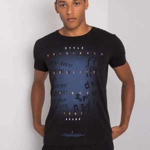 Men's Black Lawson Cotton T-Shirt