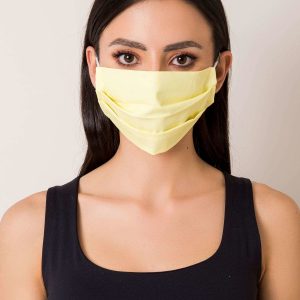 Yellow Cotton Protective Mask