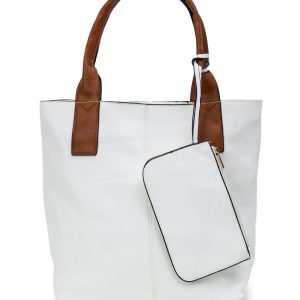 White bag with sachet