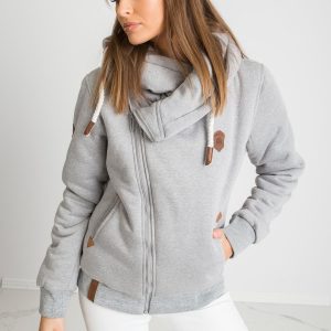 Gray Sweatshirt Downtown