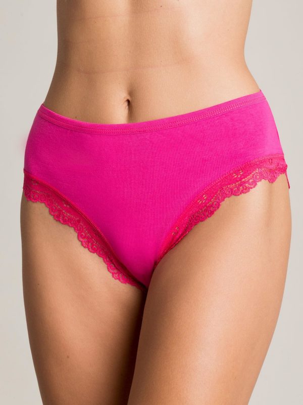 Pink Women's Lace Panties