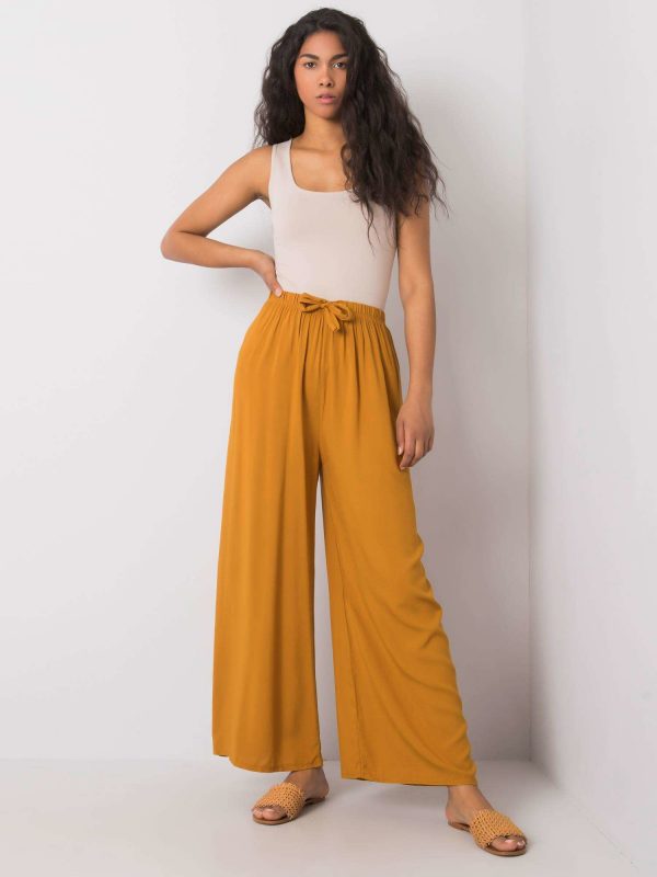 Yolande RUE PARIS dark yellow pants