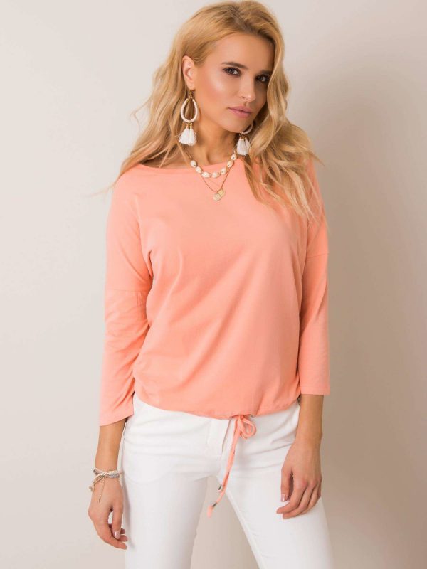 Peach blouse Fiona