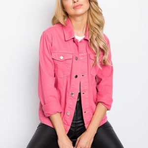 RUE PARIS Pink Jacket Daisy