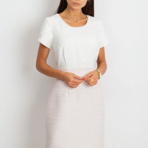 White-pink Erin dress