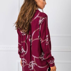 Burgundy shirt Claudia RUE PARIS