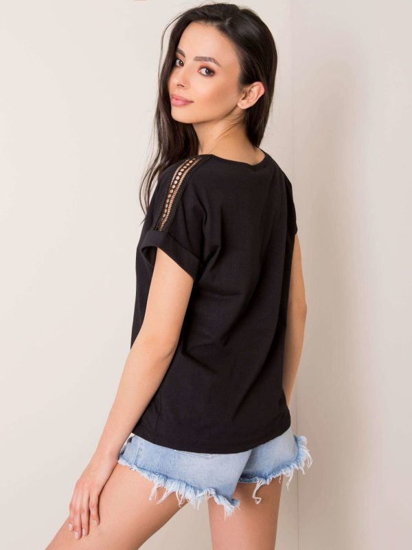 Black t-shirt Livia RUE PARIS