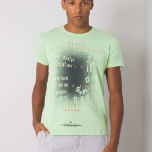 Light Green Lawson Cotton Men's T-Shirt