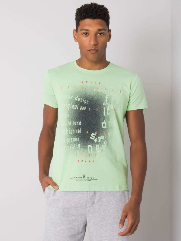 Light Green Lawson Cotton Men's T-Shirt