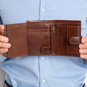 Brown Leather Men's Wallet