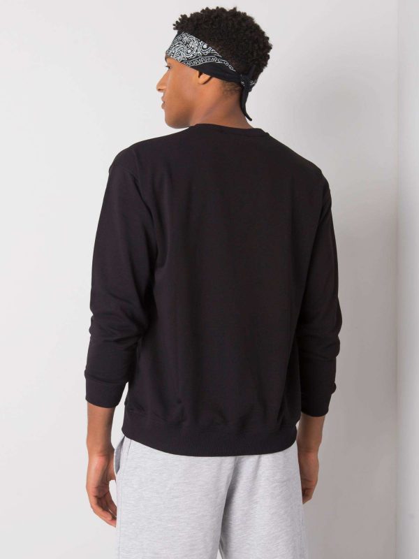 Black sweatshirt for men with the inscription Griffin LIWALI