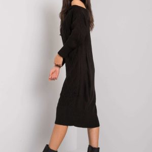 Fernanda RUE PARIS black knit dress