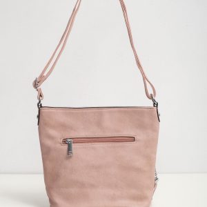 Pink-silver shoulder bag