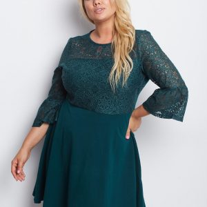 Dark Green Plus Size Dress Location