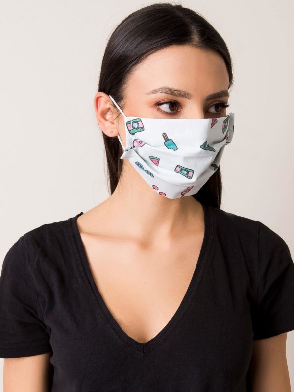 Light blue protective mask