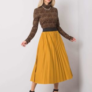 Petra mustard skirt