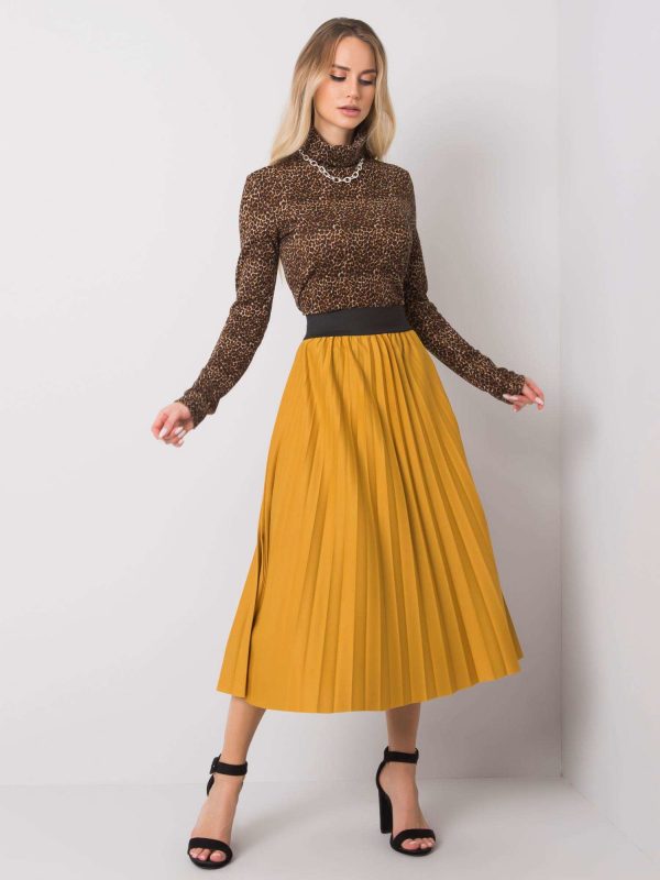 Petra mustard skirt