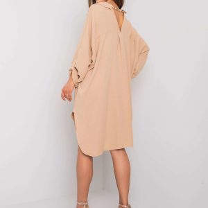 Camel Oversize Dress Elaria