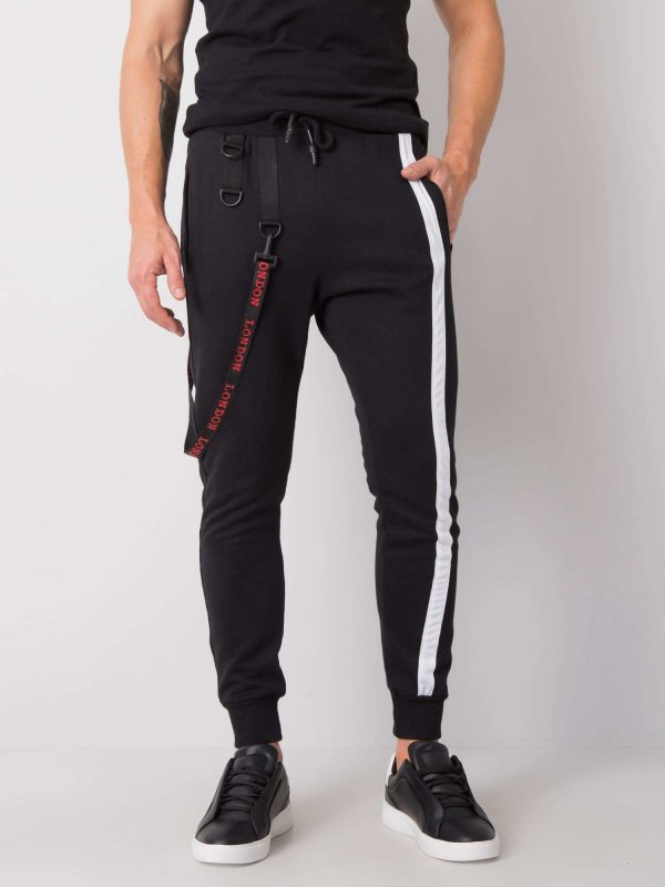 Black men's sweatpants Erick