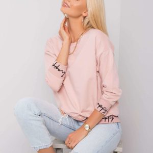 Charliza's dirty pink sweatshirt