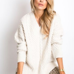 RUE PARIS Ecru sweater Maple