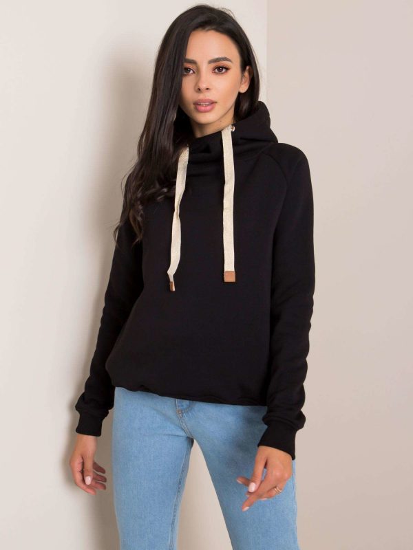 Eugenie Black Sweatshirt